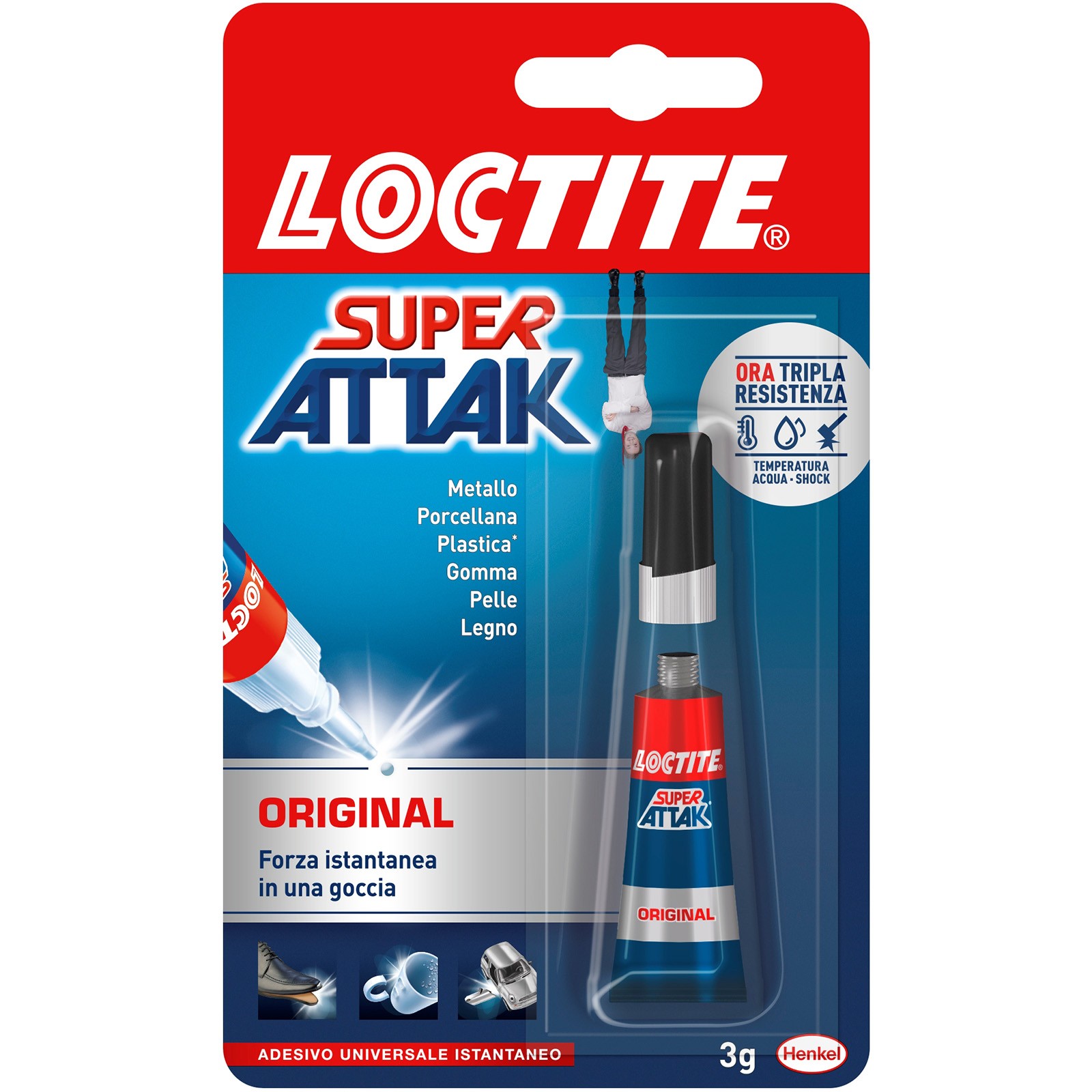 LOCTITE SUPER ATTAK ORIGINAL 3 G - PiùMe