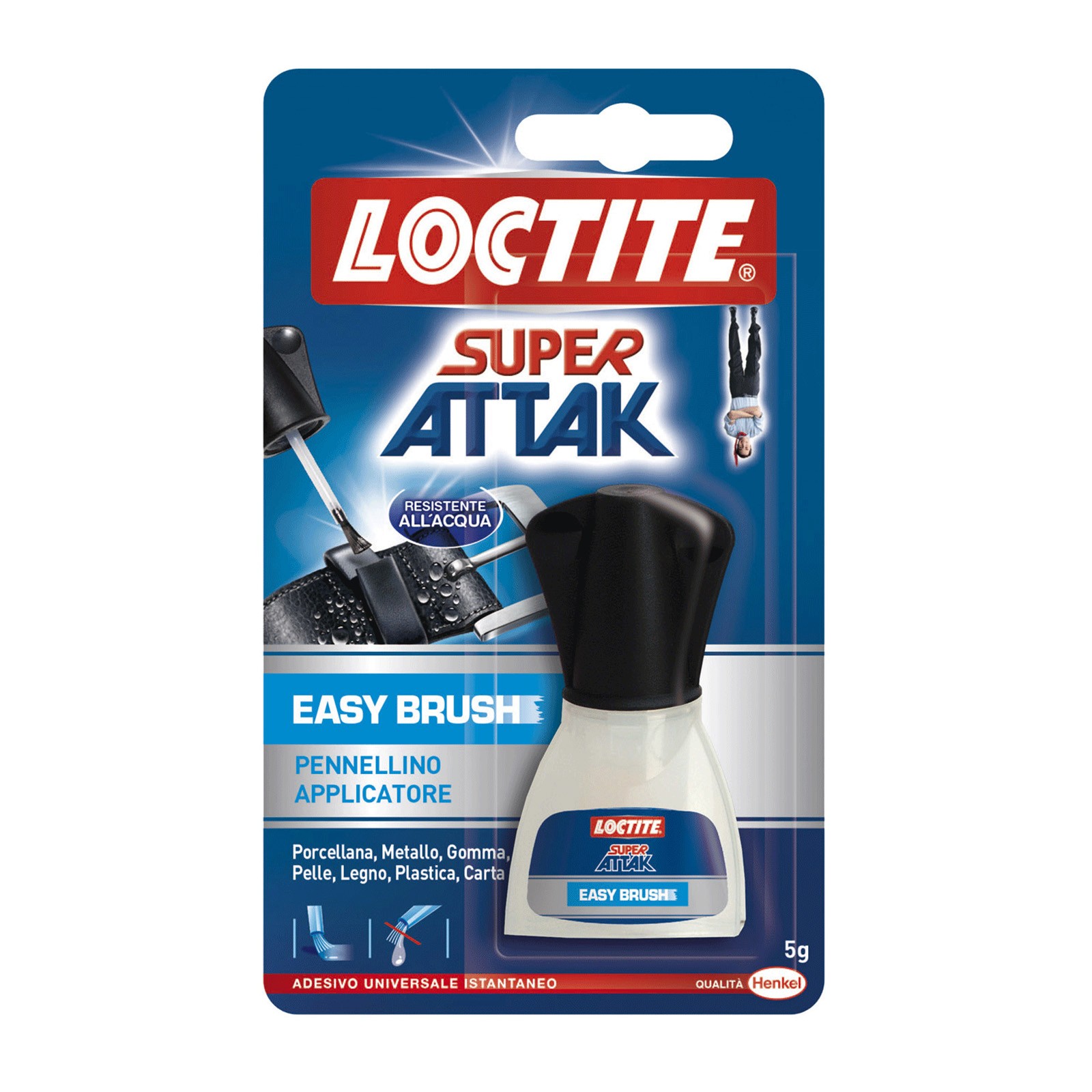 9 X LOCTITE Super Colla Facile Spazzola Su Spalmabile Applicatore