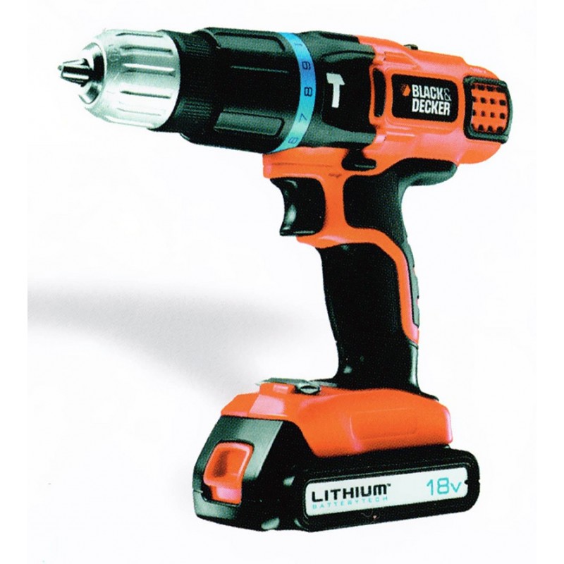 Trapano/Avvitatore a percussione 18V Litio con 2 velocità meccaniche Trapano/Avvitatore a percussione 18V Litio con 2 velocità meccaniche